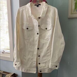 Denim 24/7 White Jean Jacket